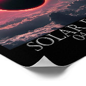 Solar Eclipse April 2024 04,08,24 Poster (Ecke)