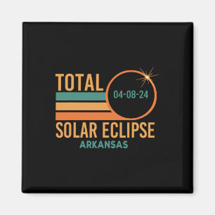 Solar Eclipse Arkansas 8. April 2024 Totalität Magnet