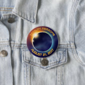 Solar-Eclipse | Astronomie Button (Beispiel)