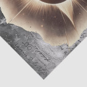 Solar Eclipse Astronomie Celestial Gnome Seidenpapier (Detail)