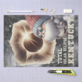 Solar Eclipse Astronomie Celestial Gnome Seidenpapier (Handwerk)