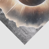 Solar Eclipse Astronomie Celestial Gnome Seidenpapier (Detail)