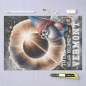 Solar Eclipse Astronomie Celestial Gnome Seidenpapier (Handwerk)