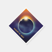 Solar-Eclipse | Astronomie-Star-Party Serviette (Ecke)