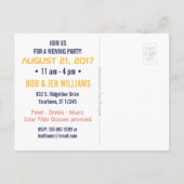 Solar-Eclipse | Astronomisches Party Einladungspostkarte (Rückseite)