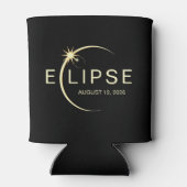 Solar Eclipse Astronomy Event 2026 Dosenkühler (Rückseite)