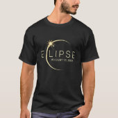 Solar Eclipse Astronomy Event 2026 T-Shirt (Vorderseite)