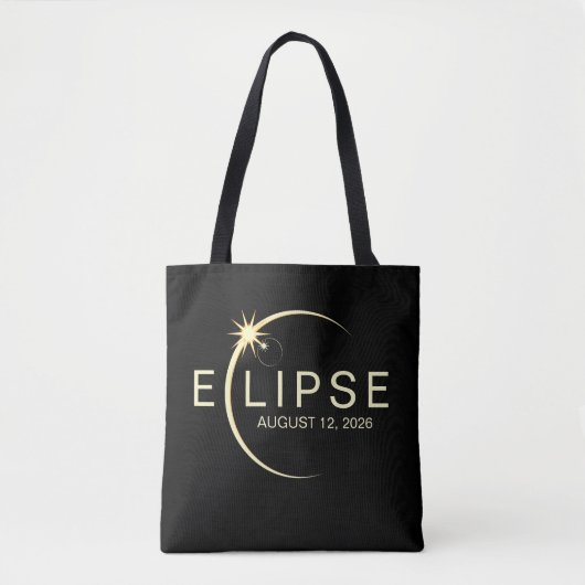 Solar Eclipse Astronomy Event 2026 Tasche (Vorderseite)