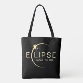 Solar Eclipse Astronomy Event 2026 Tasche (Rückseite)