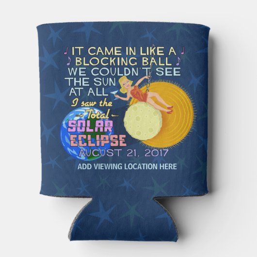 Solar Eclipse August 21 2017 American Funny Dosenkühler (Rückseite)