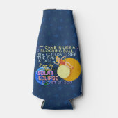 Solar Eclipse August 21 2017 American Funny Flaschenkühler (Vorderseite)