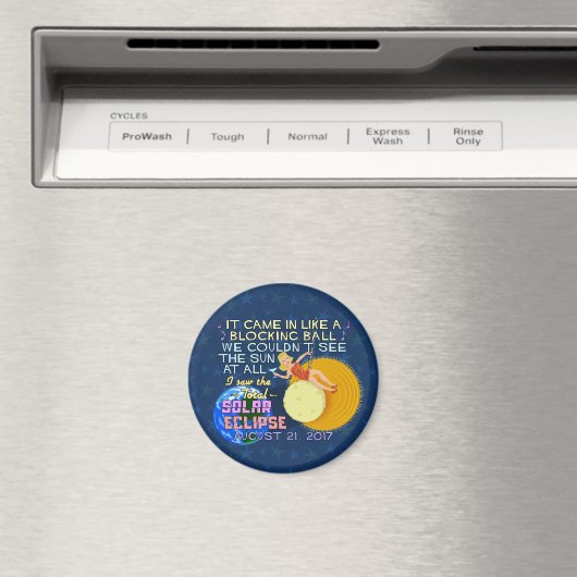 Solar Eclipse August 21 2017 American Funny Magnet (In Situ (Geschirrspüler))