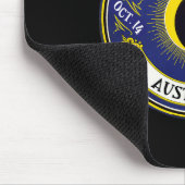 Solar Eclipse Austin Texas Familie Reisen T Mousepad (Ecke)