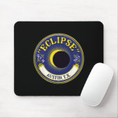 Solar Eclipse Austin Texas Familie Reisen T Mousepad (Mit Mouse)