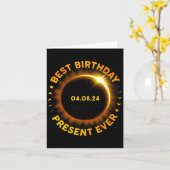 Solar Eclipse Best Birthday Ever Funny Totality Ap Karte (Gelbe Blume)