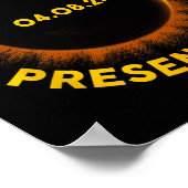 Solar Eclipse Best Birthday Ever Funny Totality Ap Poster (Ecke)