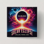 Solar-Eclipse Button (Vorderseite)