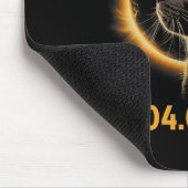 Solar Eclipse Cat Solar Eclipse Brille Cat Funny Mousepad (Ecke)