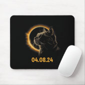 Solar Eclipse Cat Solar Eclipse Brille Cat Funny Mousepad (Mit Mouse)
