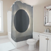 Solar Eclipse Closeup Duschvorhang (Beispiel)