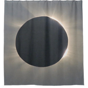 Solar Eclipse Closeup Duschvorhang