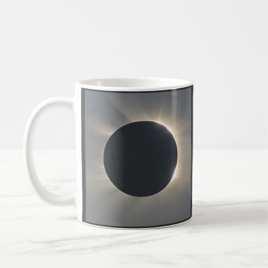 Solar Eclipse Closeup Kaffeetasse (Links)
