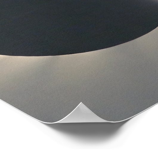 Solar Eclipse Closeup Poster (Ecke)