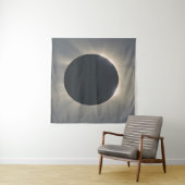 Solar Eclipse Closeup Wandteppich (Beispiel)