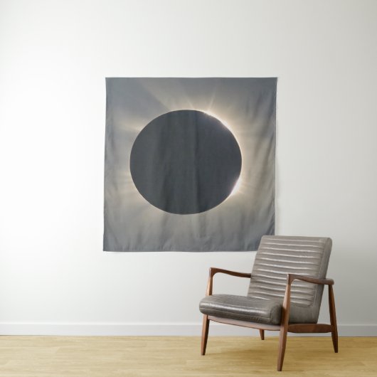 Solar Eclipse Closeup Wandteppich (Beispiel)