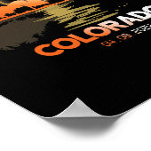 Solar Eclipse Colorado Gitarre Totality Poster (Ecke)