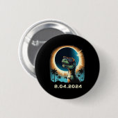 Solar-Eclipse-Dino mit Solar-Eclipse Button (Vorne & Hinten)