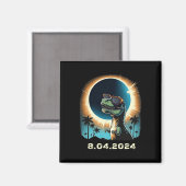Solar-Eclipse-Dino mit Solar-Eclipse Magnet (Vorderseite/Rückseite)