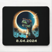 Solar-Eclipse-Dino mit Solar-Eclipse Mousepad (Vorne)