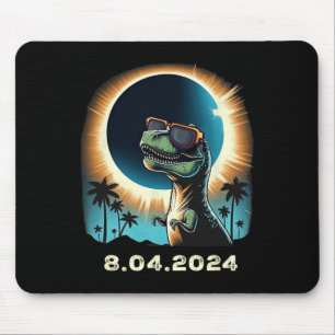 Solar-Eclipse-Dino mit Solar-Eclipse Mousepad