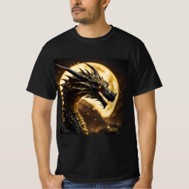 Solar Eclipse Dragon 2024 oder Name Männer hinzufü T-Shirt