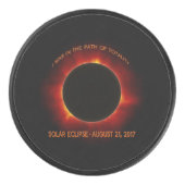 Solar-Eclipse Eishockey Puck (Vorderseite)