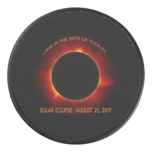 Solar-Eclipse Eishockey Puck (Vorderseite)