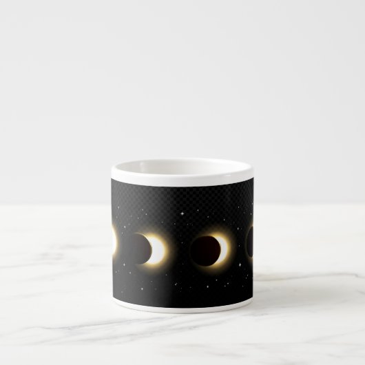 Solar-Eclipse Espressotasse (Vorderseite)