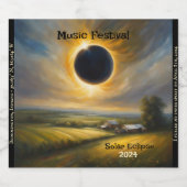 Solar Eclipse Farm Midwest Customizing Set von 6 Bierflaschenetikett (Einzelnes Label)