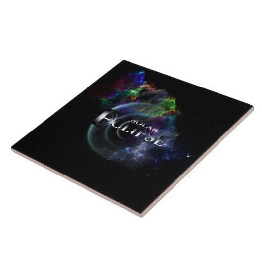 Solar Eclipse Fraktal Art Spacescape Fliese (Seite)