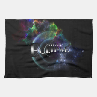 Solar Eclipse Fraktal Art Spacescape Geschirrtuch