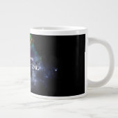 Solar Eclipse Fraktal Art Spacescape Jumbo-Tasse (Rechts)