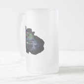 Solar Eclipse Fraktal Art Spacescape Mattglas Bierglas (Vorderseite Links)