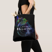Solar Eclipse Fraktal Art Spacescape Tasche (Von Nahem)