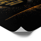 Solar Eclipse Funny zweimal im Leben 2024 Solar E Poster (Ecke)