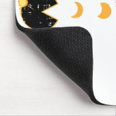 Solar Eclipse Gamer Eating Sun Retro Video Game Me Mousepad (Ecke)