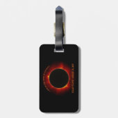 Solar-Eclipse Gepäckanhänger (Rückseite vertikal)