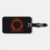 Solar-Eclipse Gepäckanhänger (Rückseite horizontal)