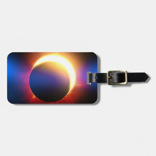 Solar-Eclipse Gepäckanhänger (Vorderseite horizontal)