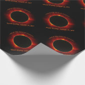 Solar-Eclipse Geschenkpapier (Ecke)
